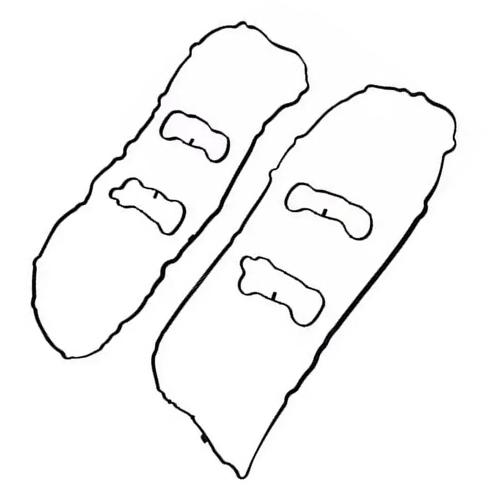 Culata Válvula Balancines Tapa Junta Juego Junta De La Tapa Válvulas Del Motor Para F06 F06N F12 F12N F13 F13N 650i 650iX N63 N63B44 GAS 11127614701 Juntas Balancines Juego Goma