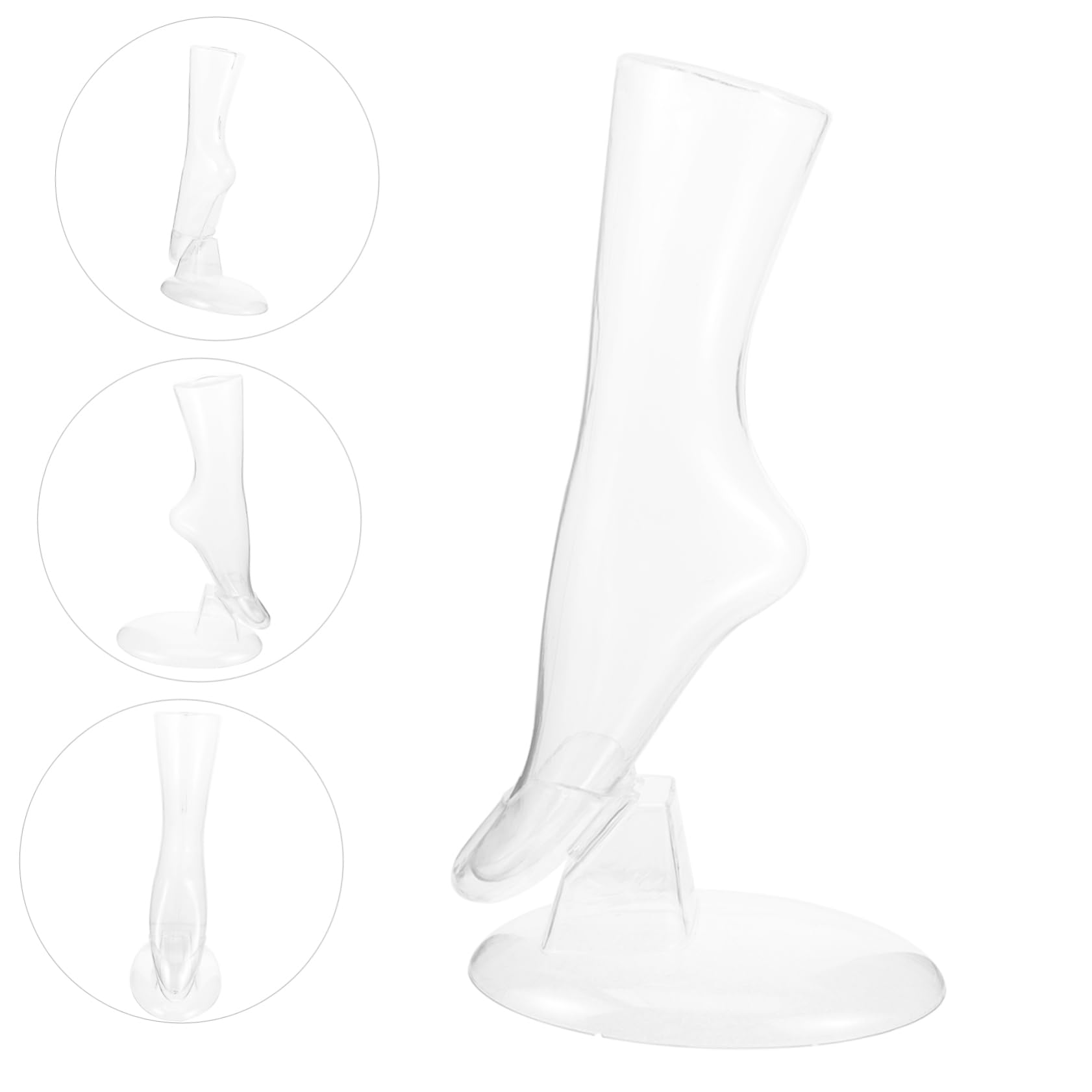 PRETYZOOM Présentoir à Chaussettes Modèle pour Femmes Adultes Support De Bas Réutilisable Présentoir De Mannequin De Pied pour Chaussettes Et Bijoux De Pied