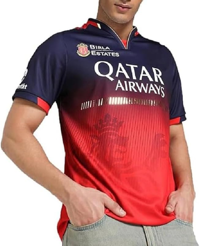 RJMNew Sports Jersey 2025 Virat 18 Tshirt for (Kid's,Men&Boy's)