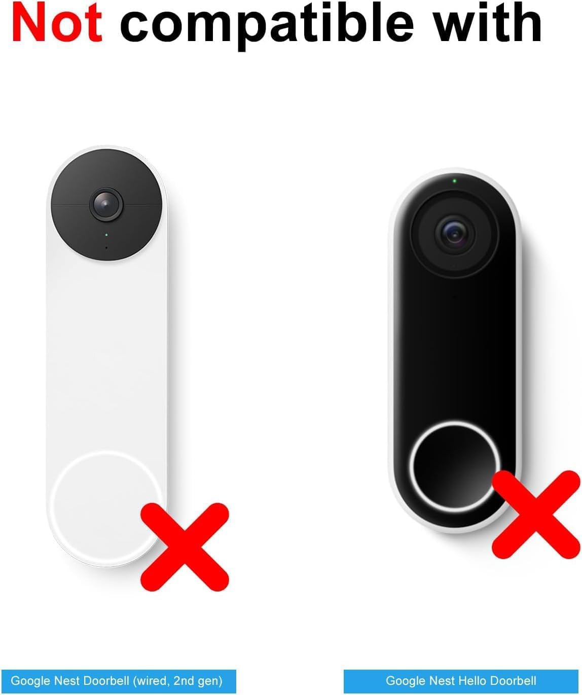 Nest Doorbell Battery Solar Panel For Google Nest Doorbell