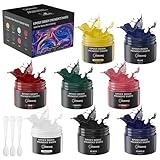OSBANG 8 Colors Pigment Pastes for Epoxy Resin, 1.76oz/50g Epoxy Resin Color Pigment, Opaque Resin Dye, Resin Pigment for Epoxy Art Making
