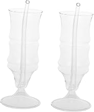 Luxshiny 2 Pçs Copo Copo De Uísque Canudos Transparentes Copo De Vinho De Vampiro Copo De Vinho Em Forma De Vampiro Copo De Martini Copos De Uísque Copo De Água Copo De Coquetel Para Beber