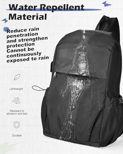 Image of Small Black Sling Crossbody Backpack Shoulder Bag for Men Women