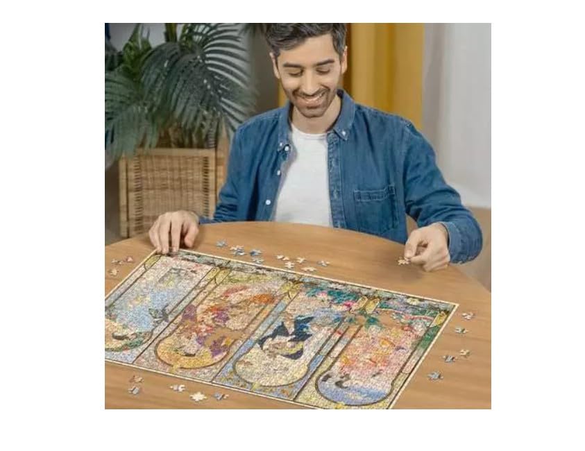 Ravensburger – Puzzle 1000 Pièces 'Les Quatre Saisons' – 70x50 Cm, Soft-Click, Poster Inclus – Dès 14 Ans