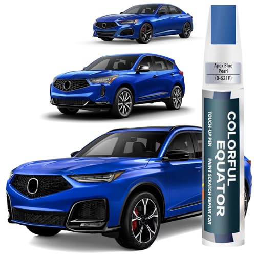 Image of Apex Blue Pearl(B-621P) Touch Up Paint Compatible with Acura, Car Paint Pen Scratch Repair Two-In-One Touch Up Paint, Premium Car Scratch Remover for Deep Scratches