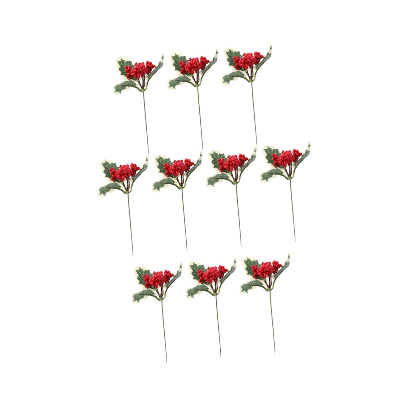 Abaodam 30 Piezas De Navidad Spray para Arbol De Navidad Selecciones De Piña De Ramas De Bayas De Tallos De Artificial Decoraciones