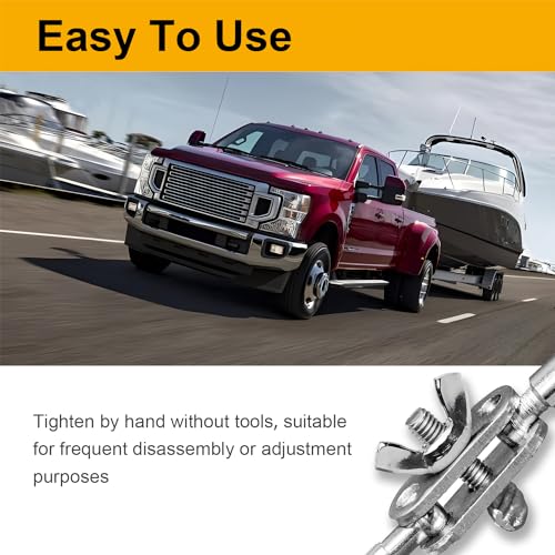 50 pcs wing nuts assorted kit 1434-20 51634-18 3834-16 sae steel 3 size wing nut fastenerscarbon steel zinc plated butterfly wingnuts 14 inch 516 inch38 inchhand twist secure fasteners