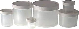 Qorpak PLC-03717 Natural Polypropylene Jar with 89-400 White Polypropylene Unlined Cap, 16 oz (Pack of 24)