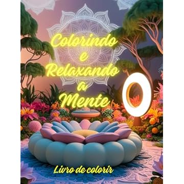 Capa do livro Colorindo e Relaxando a Mente: Livro de Colorir (Portuguese Edition)