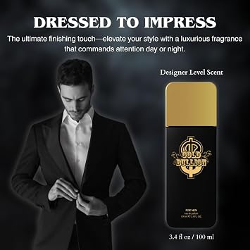 Sandora Fragrances Perfume for Men - INSPIRED by A WORLD RENOWNED MENS PERFUME - Grapefruit, Mint, Cinnamon, Leather - Spicy, Sensual, Fresh, Long-Lasting - Eau De Parfum 100 ml (3.4 fl oz)