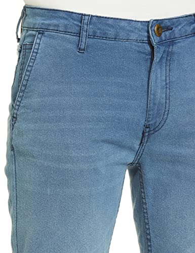 Image of THE INDIAN GARAGE CO Men Slim Fit Solid Mid-Rise Stretchable Jeans