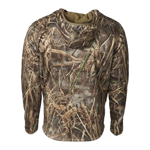 Banded Men's Hooded Mid-Layer Fleece Pullover, Warm Quiet Wind-Resistant Water-Resistant Softshell Outdoor Hunting Hoodie3