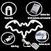 LED Neon Bat Lights, Bat Shape Neon Signs Night Lights Battery Operated Desk Table Lamp for Bedroom, Bar, Wall, Halloween Decor-Bat(Pink)