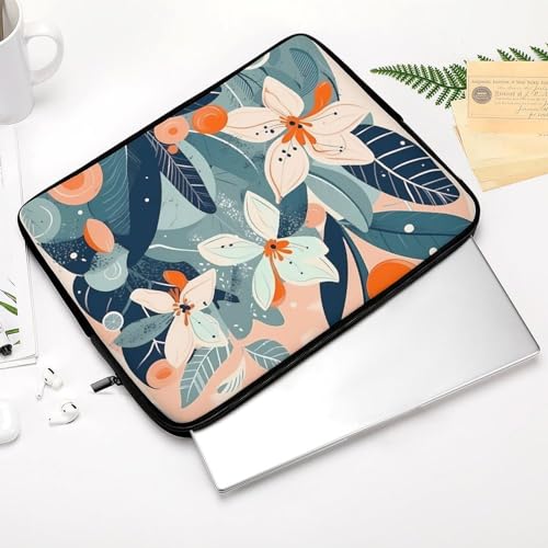 Funda para laptop 15 pulgadas flores y hojas miniatura 4