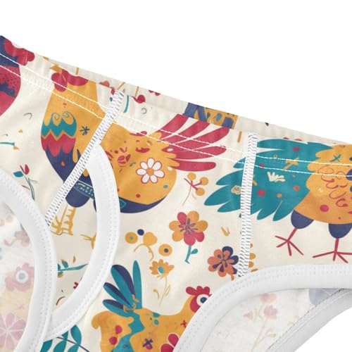 KLL Rooster Rustic Country Chicken Farmhouse Mexicana Baby Boys Soft Nighttime Underwear Cute Undies4