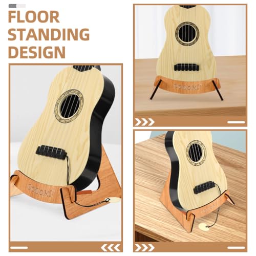 SAFIGLE Support De Guitare Support De Guitare En Bois Support De Support De Ukulélé Support De Ukulélé Guitare Support Xl-Frame Support D’instrument Rack Présentoir Pour Basse Violon - Les Beatles, Paul McCartney, John Lennon, RIngo Starr, George Harrison SAFIGLE Support De Guitare Support De Guitare En Bois Support De Support De Ukulélé Support De Ukulélé Guitare Support Xl-Frame Support D'instrument Rack Présentoir Pour Basse Violon – Image 4