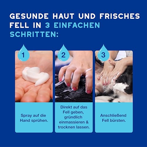 DOUXO Skin & Coat SPA – Ultra-Safe* Trockenshampoo Hund, 150 ml, säubert und erfrischt das Fell, hinterlässt das Fell weich, glänzend und angenehm duftend, hautfreundliche Formel