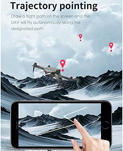 ZHCJH Drohne mit 4k HD Dual Kamera WiFi FPV Mini Drohne Faltbare Quadcopter Drohne Kinder Spielzeug Geschenk – Bild 5