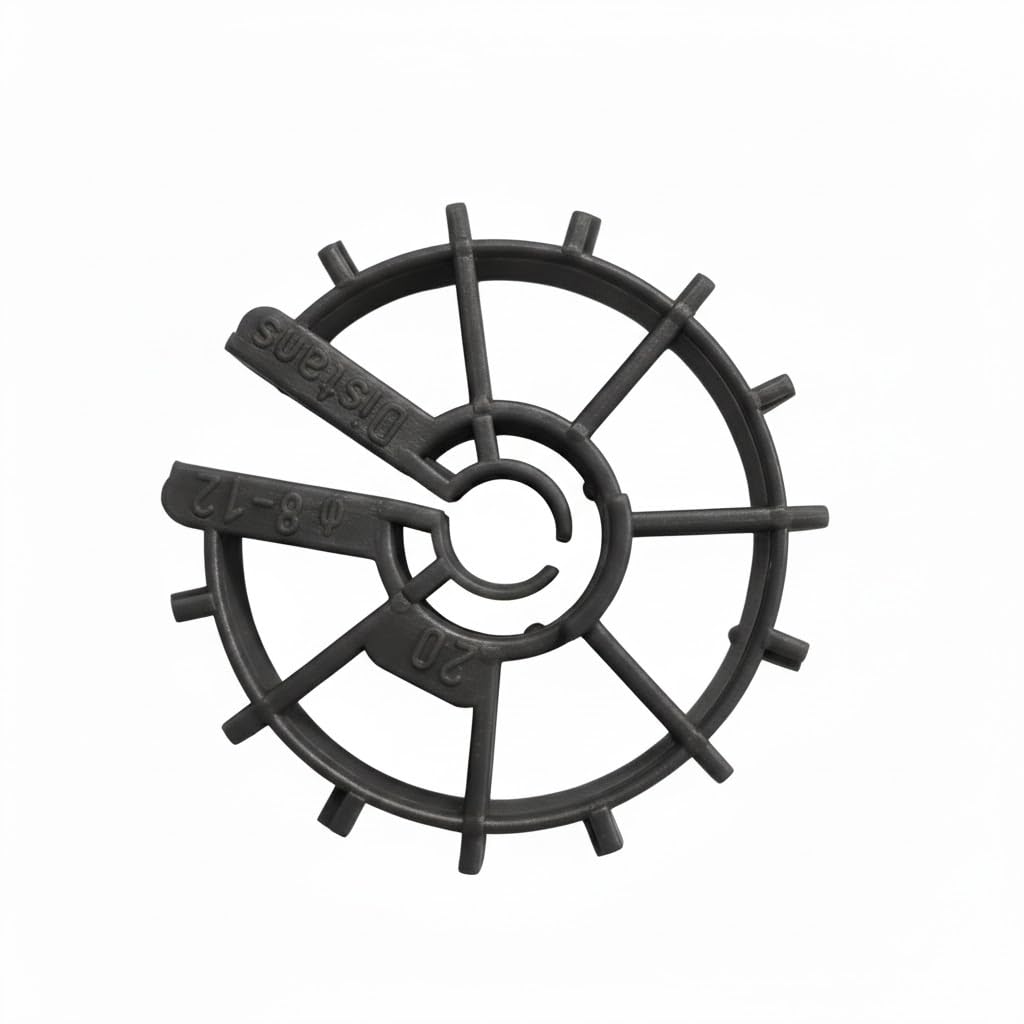 500 Stk. Ringabstandshalter 20 mm | Abstandshalter für Beton & Bewehrung | Abstandhalter Senkrechte | Bewehrung Sternchenabstandhalter | Bewehrung Keilen für betonstahl