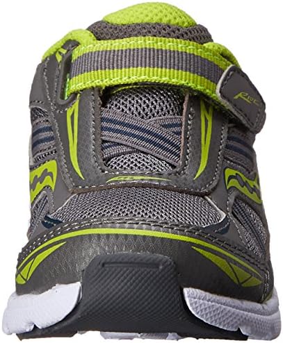 Saucony Boys Baby Ride Sneaker (Toddler/Little Kid),Grey/Lime,6 M US Toddler | Image 1