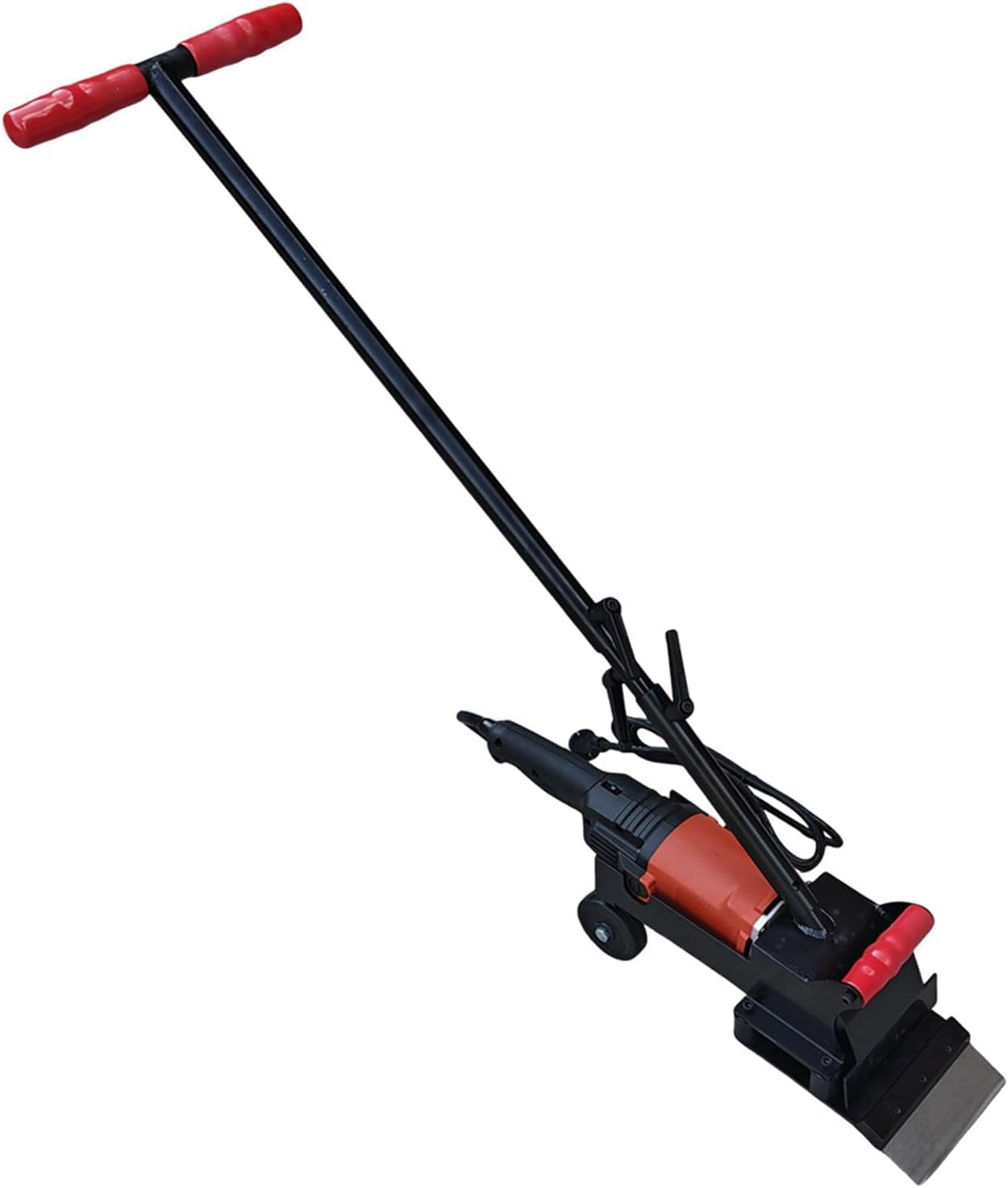 Raschietto elettrico per pavimenti da 220 V, strumento per la rimozione di rivestimenti per pavimenti con lama in acciaio da 150 mm, velocità regolabile da 1 a 6 per pavimenti in e vecchi pavimenti.