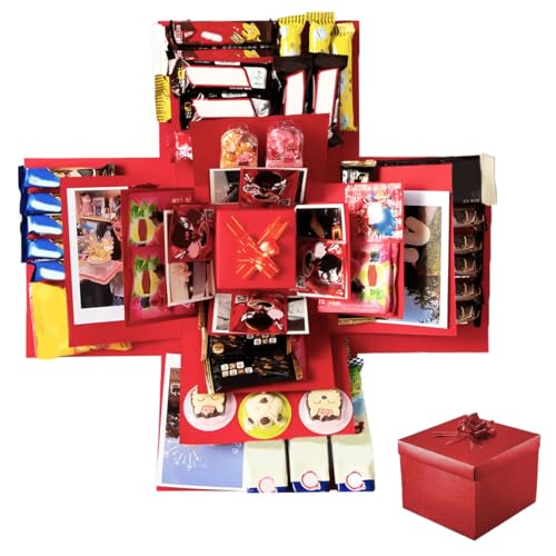 Explosion Box, Caja De Regalo Explosiva, Caja Sorpresa Cumpleaños, Sorpresa De Regalo, para Navidad Cumpleaños Aniversario