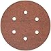 Norton A275 PSA Disc, Light Weight Paper Backing, Pressure Sensitive Adhesive, Aluminum Oxide, Waterproof, 6 Vaccum Holes, 6" Diameter, Grit 800 (Pack of 25)