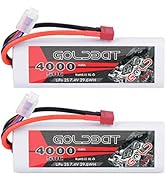 Amazon.co.jp: GOLDBAT リポバッテリー 7.4v 4000mAh 2S 50C 7.4v リポ