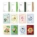 [Veraclara] Prime Facial Mask (16 - Combo Pack) Korean Skincare | Lighten, Moisturize, Firming Skin | Diminish Dark Spot & Circles | Black Snail, Bamboo, Aloe, Green Tea