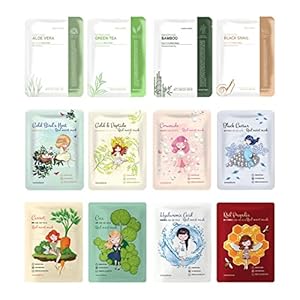 Veraclara] Facial Face Mask | Korean Skin Care Mask… (12COMBO)
