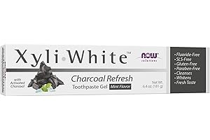 NOW Solutions Xyliwhite® Toothpaste Gel with Activated Charcoal