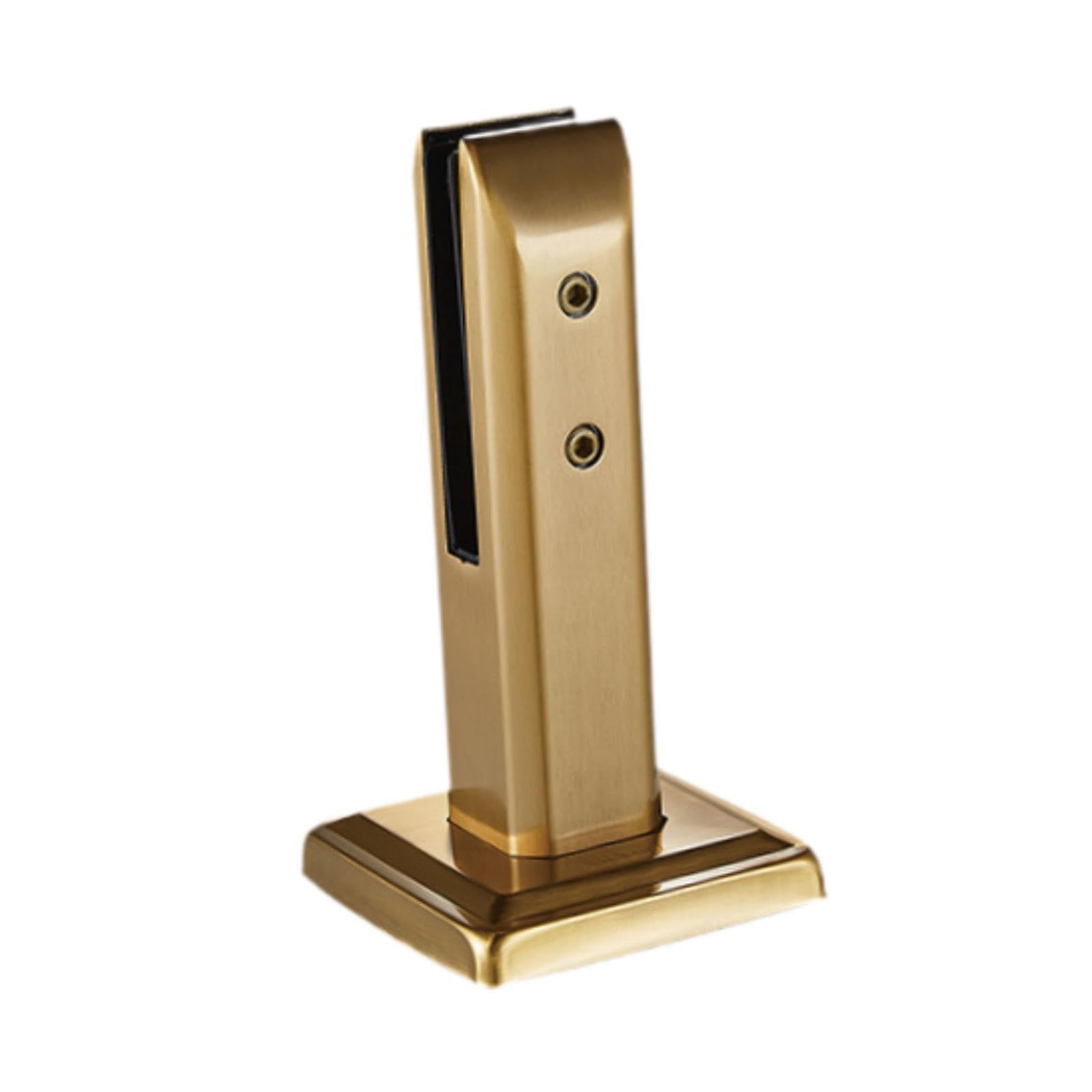 CALANDIS Glass Spigots Square Railing Post Clamp for Stairs Garden All Kinds of Glass Gold 20cm-image-38