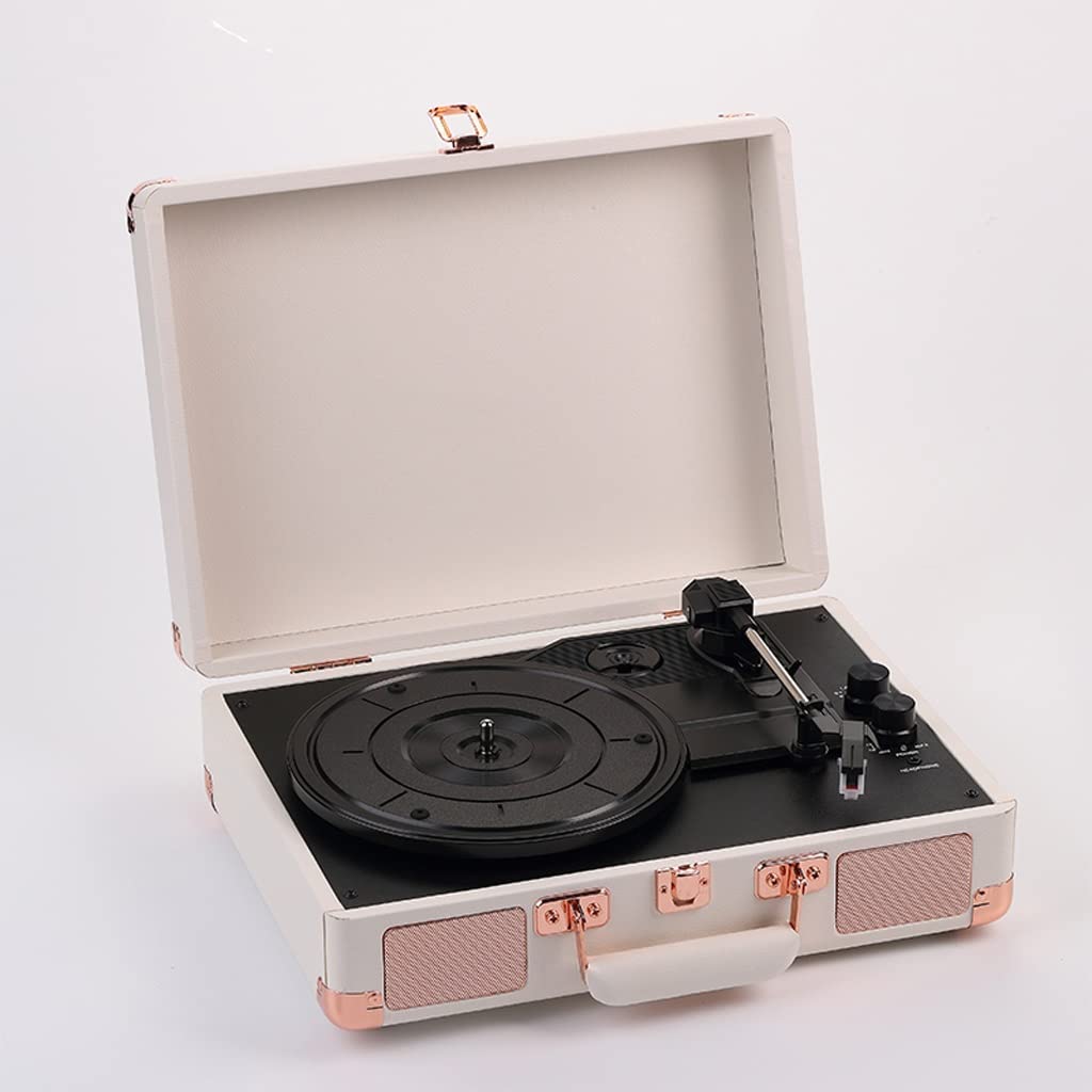 Gramofon przenośny gramofon walizkowy gramofon gramofonowy Bluetooth 5.0 33 45 78 obr./min gramofon gramofon retro (rozmiar: wtyczka brytyjska) (wtyczka brytyjska)