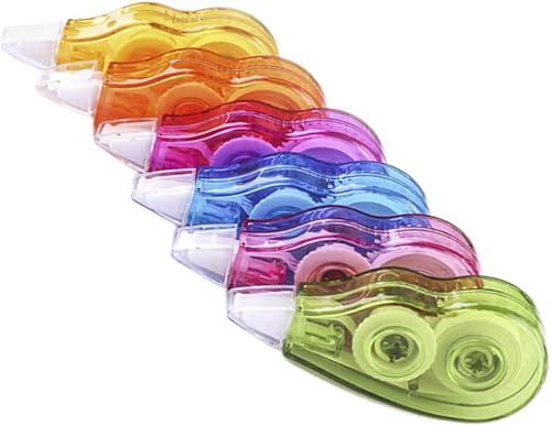 GRIRIW Cinta de corrección para el hogar, cinta blanca para el hogar, corrección blanca líquida, dispensador de cinta blanca para corrección