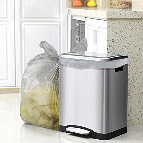 Anbers 1.2 Gallon Small Trash Can Liners, Grey, 140 Counts
