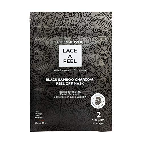 LACE A PEEL Black Bamboo Charcoal Peel Off Mask- 2 pack