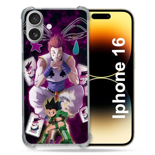 Coque iPhone 16 Hunter X Hunter Hisoka Cokitec antichoc