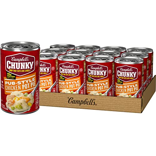 Campbell's Chunky Soup, Pub-Style Chicken Pot Pie Soup, 18.8 oz