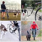 ZHYUAN FreihändigesHundeFahrrad,Übungen Leine, Fahrrad Hundeleine Sicher, Fahrradleine Für Hunde, Fahrrad FüHrleine für Hunde, abnehmbar, ausgestattet mit Sechskant-Montageschlüssel und Gummidichtung