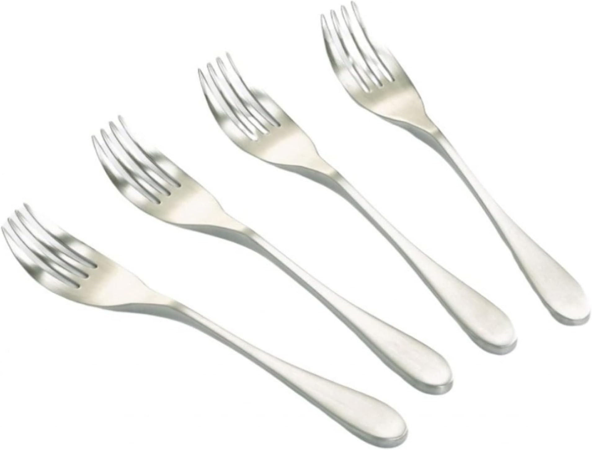 Knork Original Matte Dinner Forks, 4 Piece, 18/10 Stainless Steel