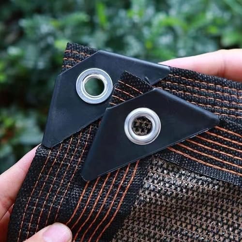 Bâche pare-soleil d'extérieur en maille durable avec œillets de fixation solides - 3