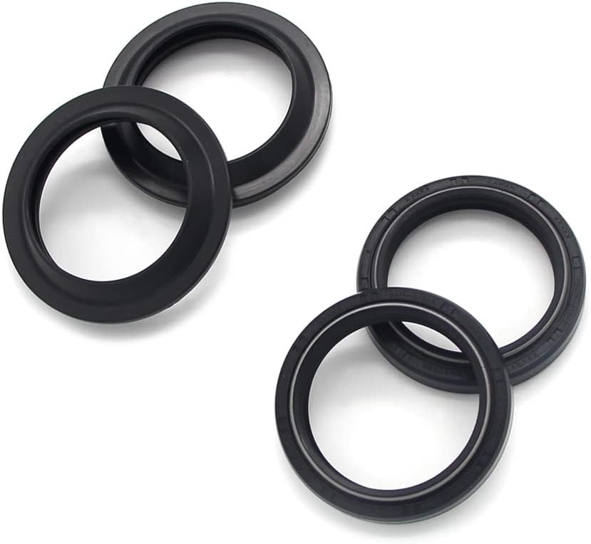 Front Fork Shock Oil Seal Dust Seal Fork Seal Set Size model 41MMx53MMx8MM for Yamaha MT-07 MT-09 YP400 XVS400 XVS650 XVS950 XVS1100 XVS1300 FZ400 XVS950 SCR950 XVS950
