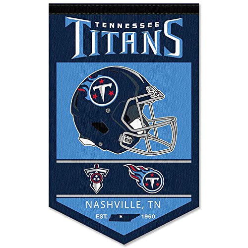 WinCraft Tennessee Titans Heritage History Banner Pennant