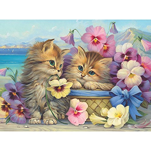 Bits and Pieces - 1000 Piece Jigsaw Puzzle for Adults - Friends Forever - 1000 pc Kittens, Cats Jigsaw by Artist Oleg Gavrilov Bits and Pieces - 1000 Piece Jigsaw Puzzle for Adults - Friends Forever - 1000 pc Kittens, Cats Jigsaw by Artist Oleg Gavrilov