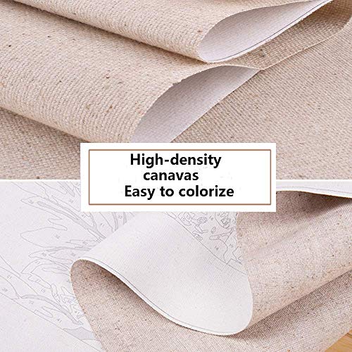 Kimily Diy Paint By Numbers For Adults Kids Paint By Numbers Christmas Diy Painting Acrylic Paint By Numbers Painting Kit Christmas Santa Claus Home Wall Living Room Bedroom Decoration #TOP5