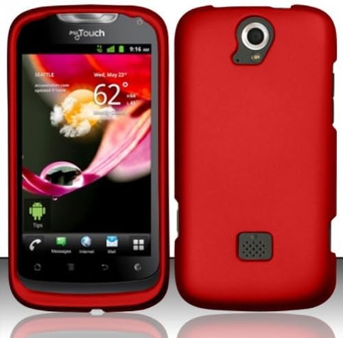 For Huawei myTouch Q U8730 (T-Mobile) Rubberized Cover - Red