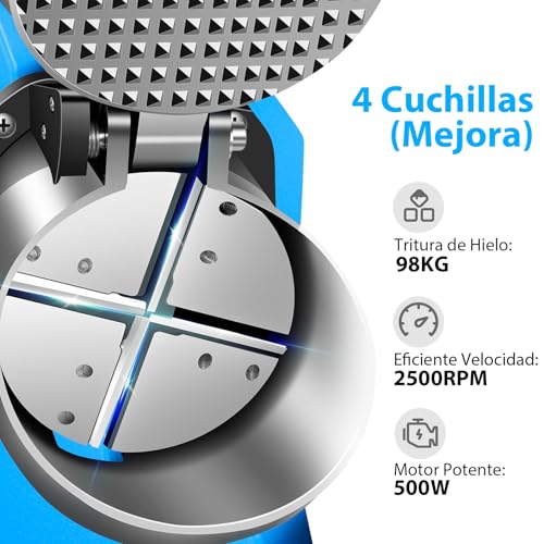 La mejor comparación de trituradora de hielo walmart al mejor precio. 29 trituradora de hielo marca BeaoWink (2)