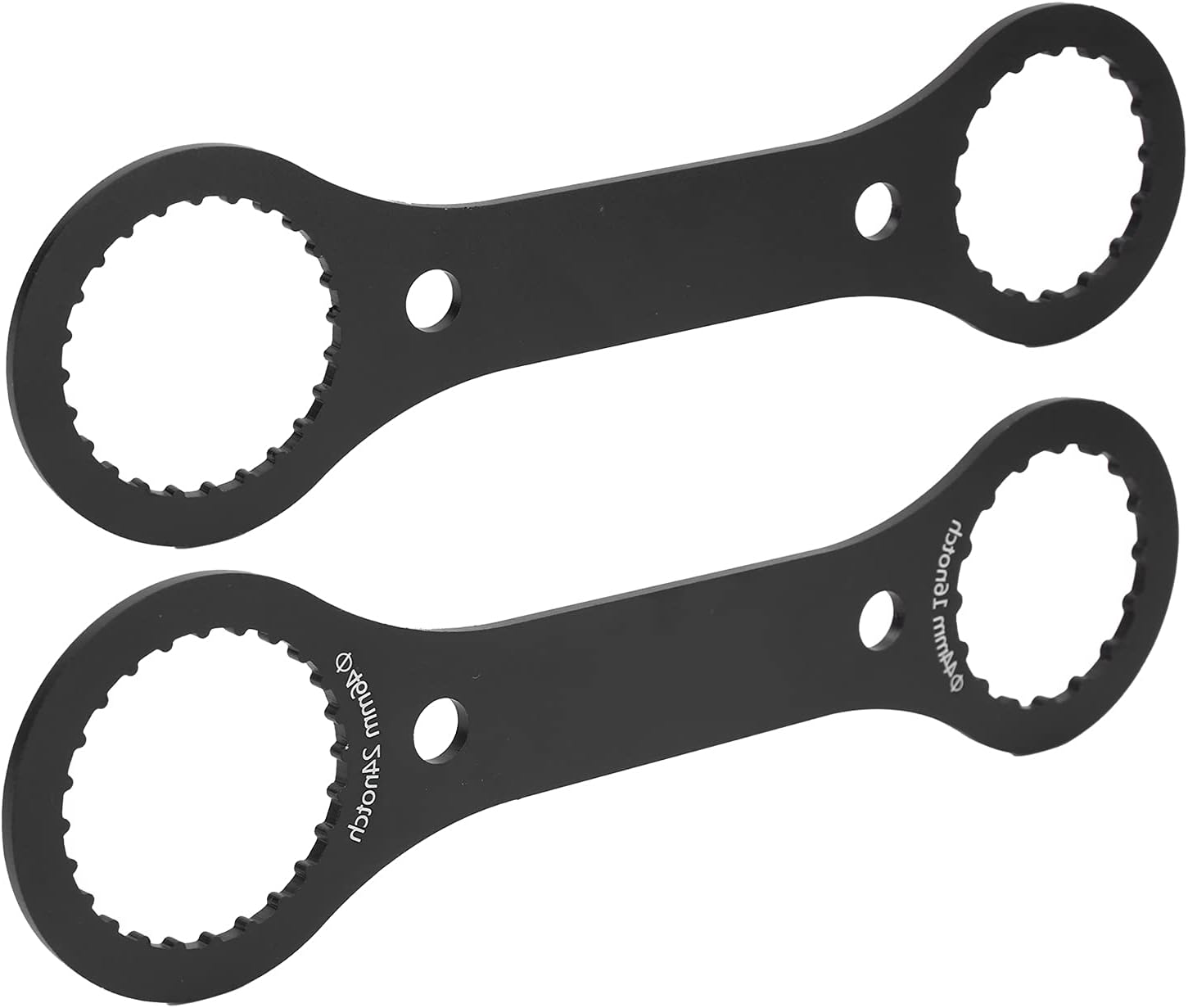 Dilwe Bottom Bracket Wrench, BB Wrench Bottom Bracket Tool 44mm 46mm 16 24 Notch BB Installation Remover Tool(black)