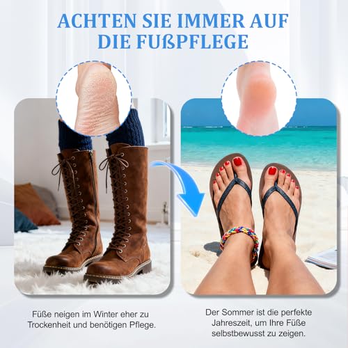 Arofaue 1000RPM Hornhautentferner Elektrisch Professionell Pediküre Set Fußpflege mit Stufenloser Geschwindigkeitsregelung, Aluminiumgehäuse & 60 Schleifpapieren - Ideal als Geschenk (Schwarz)