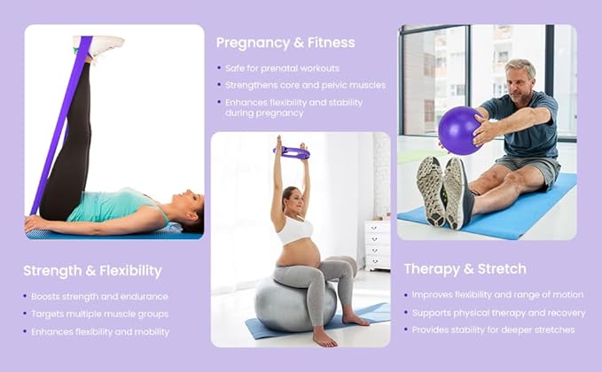 Kit de Pilates Esencial para Mujeres - Set de 13 Piezas con Pelota miniatura 7